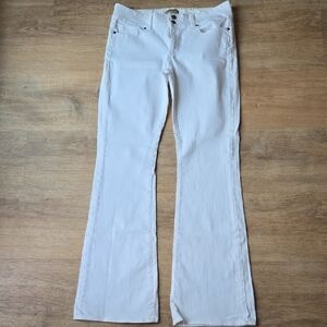 NWOT PAIGE H.H. BOOT White Jeans Sz 31